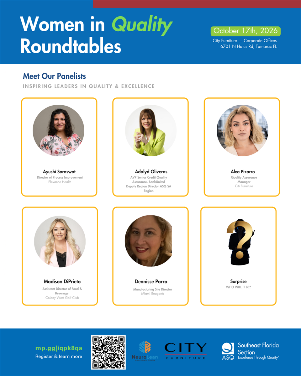 Women in Quality Roundtable 2026
